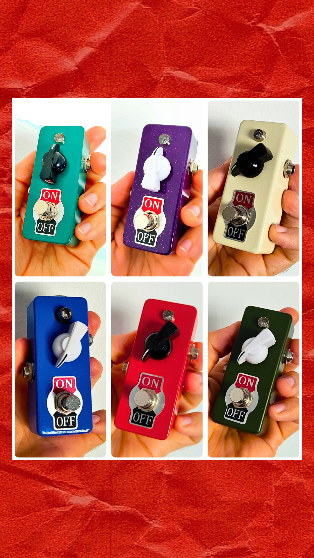 "FUZZOVOMB" handmade fuzz pedal