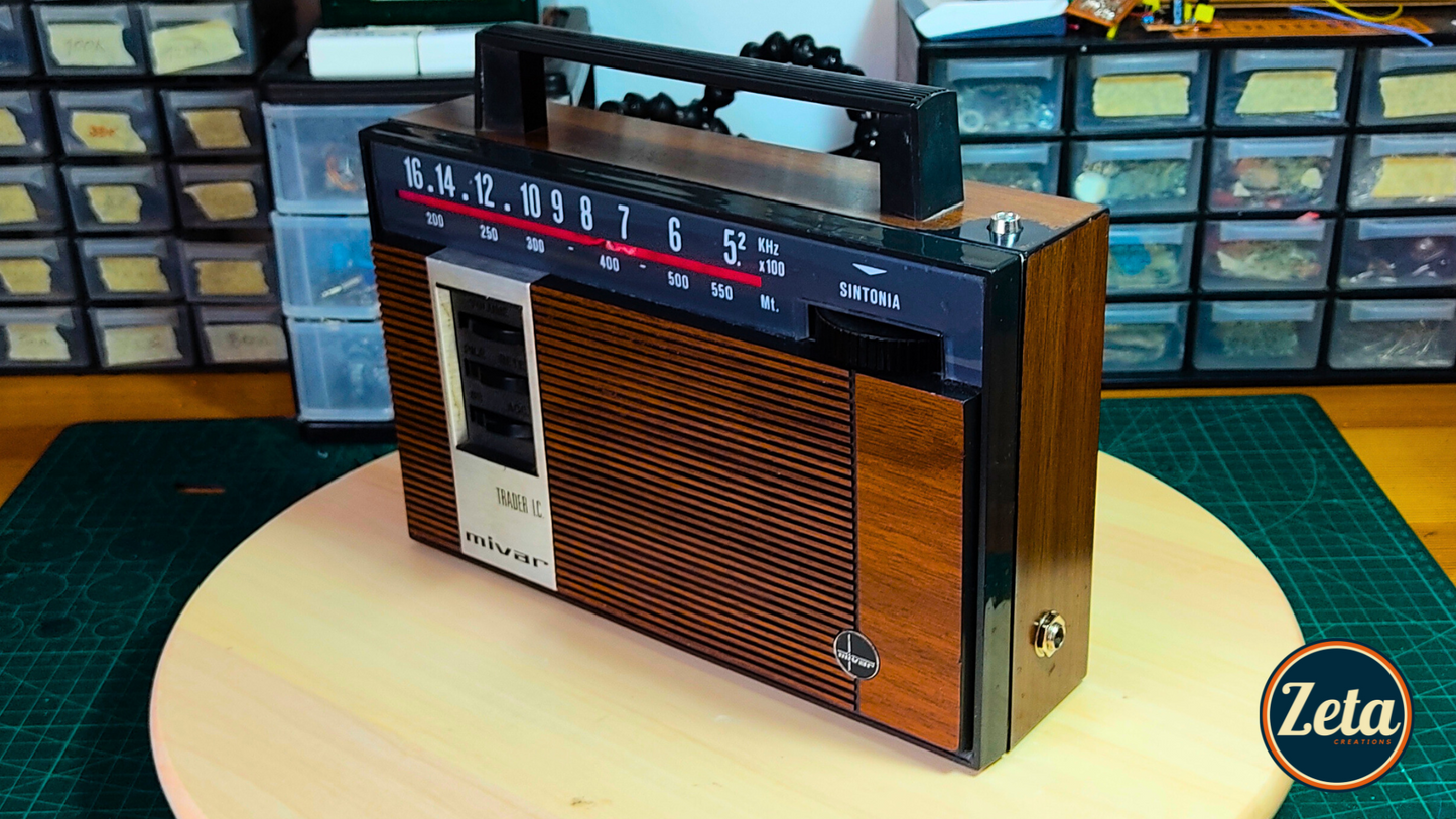 "TRADER" Portable guitar radio amp by Zeta Creations