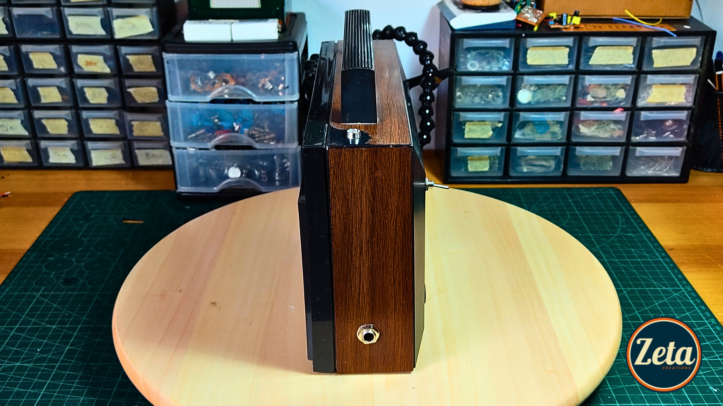 "TRADER" Portable guitar radio amp by Zeta Creations