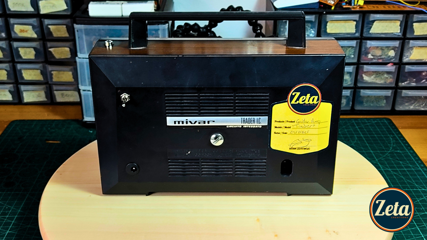 "TRADER" Portable guitar radio amp by Zeta Creations