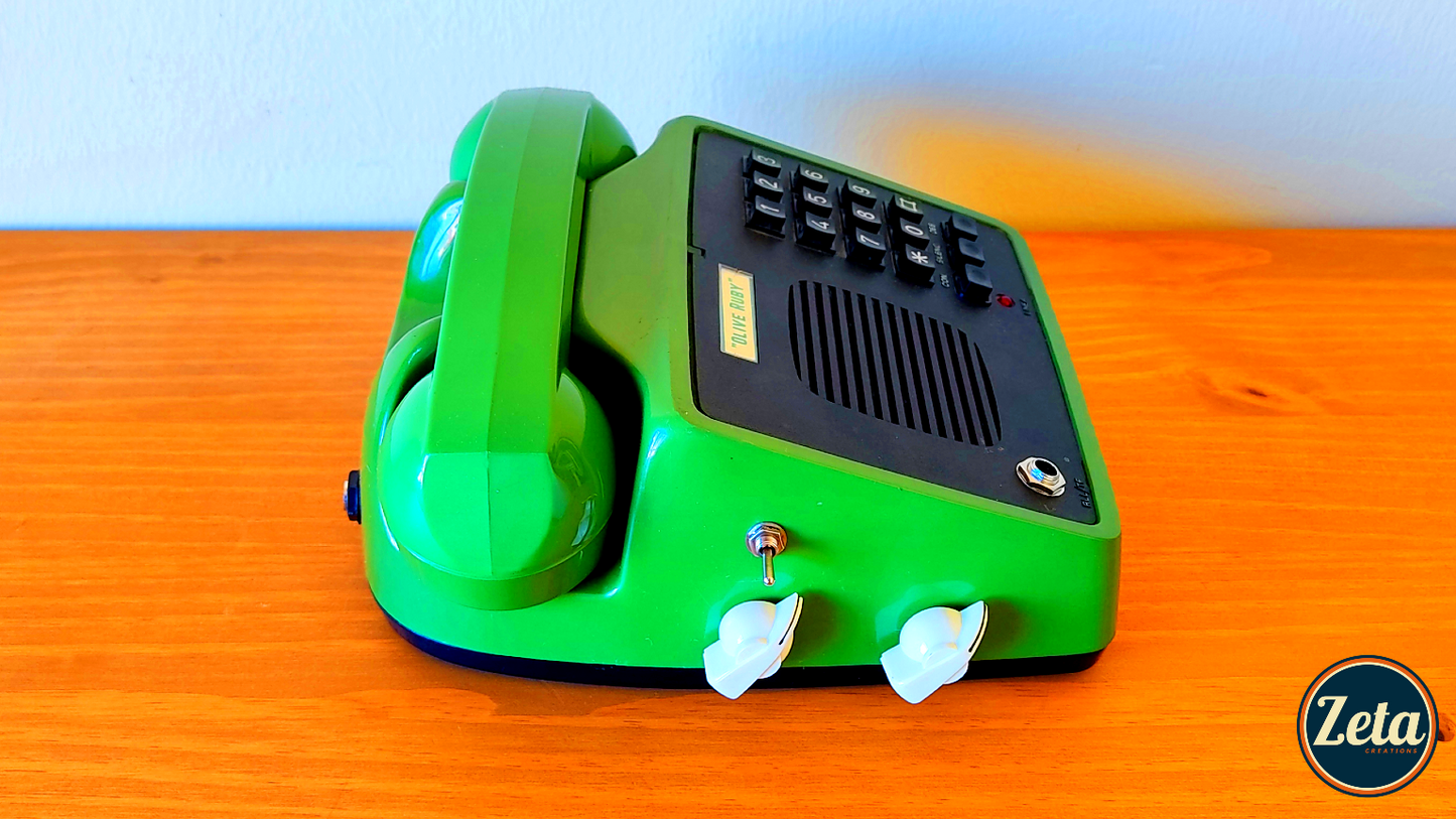 Right profile of OLIVE RUBY TC – main controls