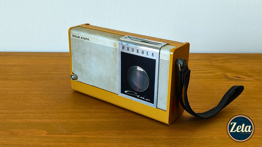 "PHONO" Portable guitar radio amp by Zeta Creations