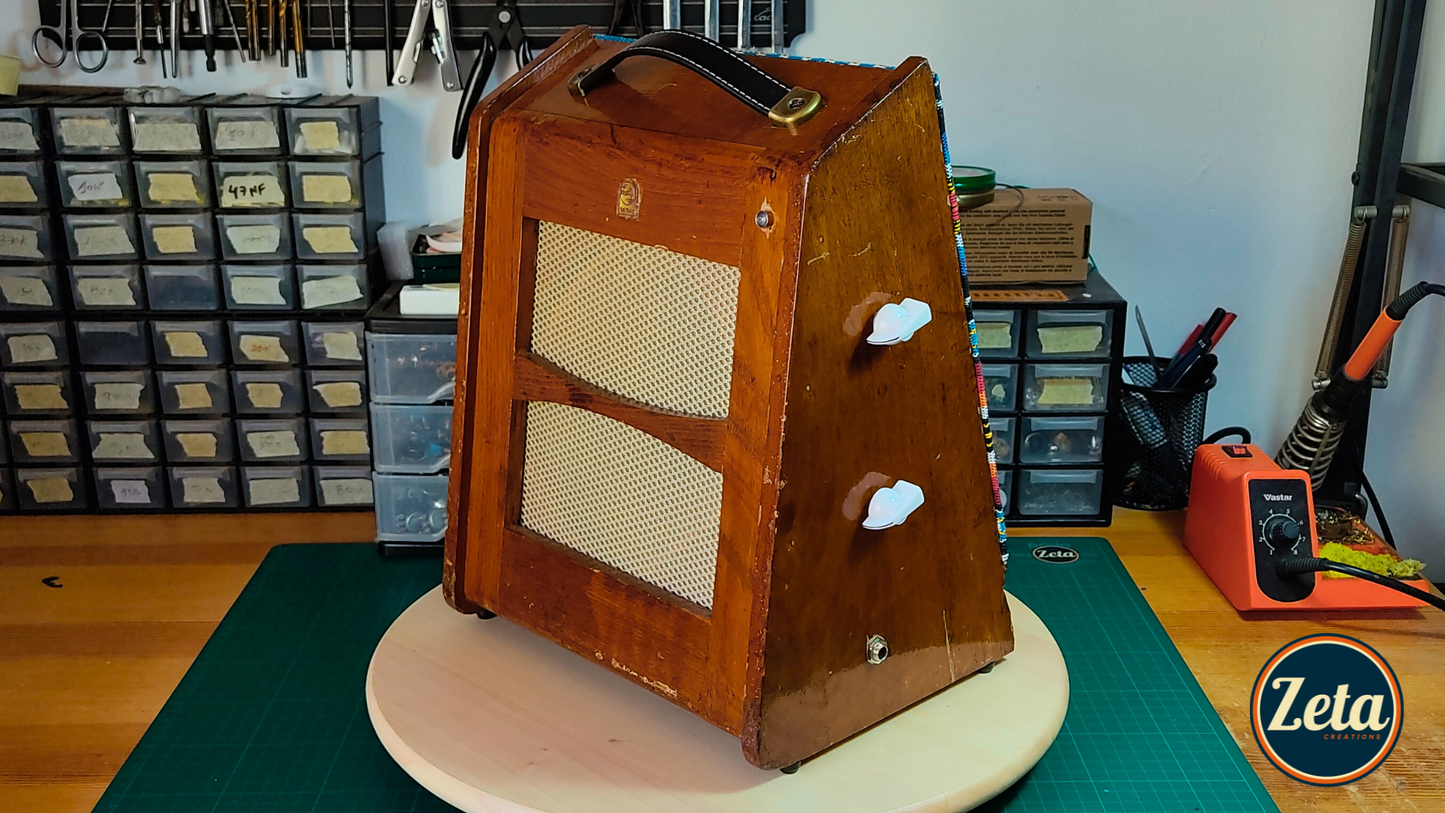 "THE ANNOUNCER" Vintage guitar radio amp with tremolo
