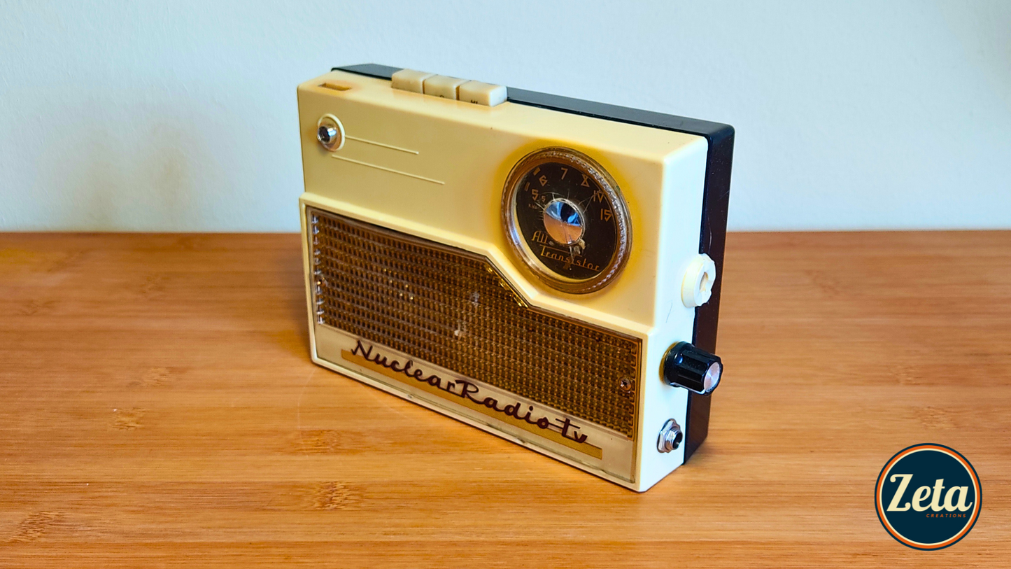 "NUKE" Portable guitar radio amp by Zeta Creations