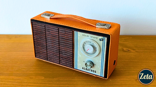 "ALBATROS" Portable guitar radio amp by Zeta Creations