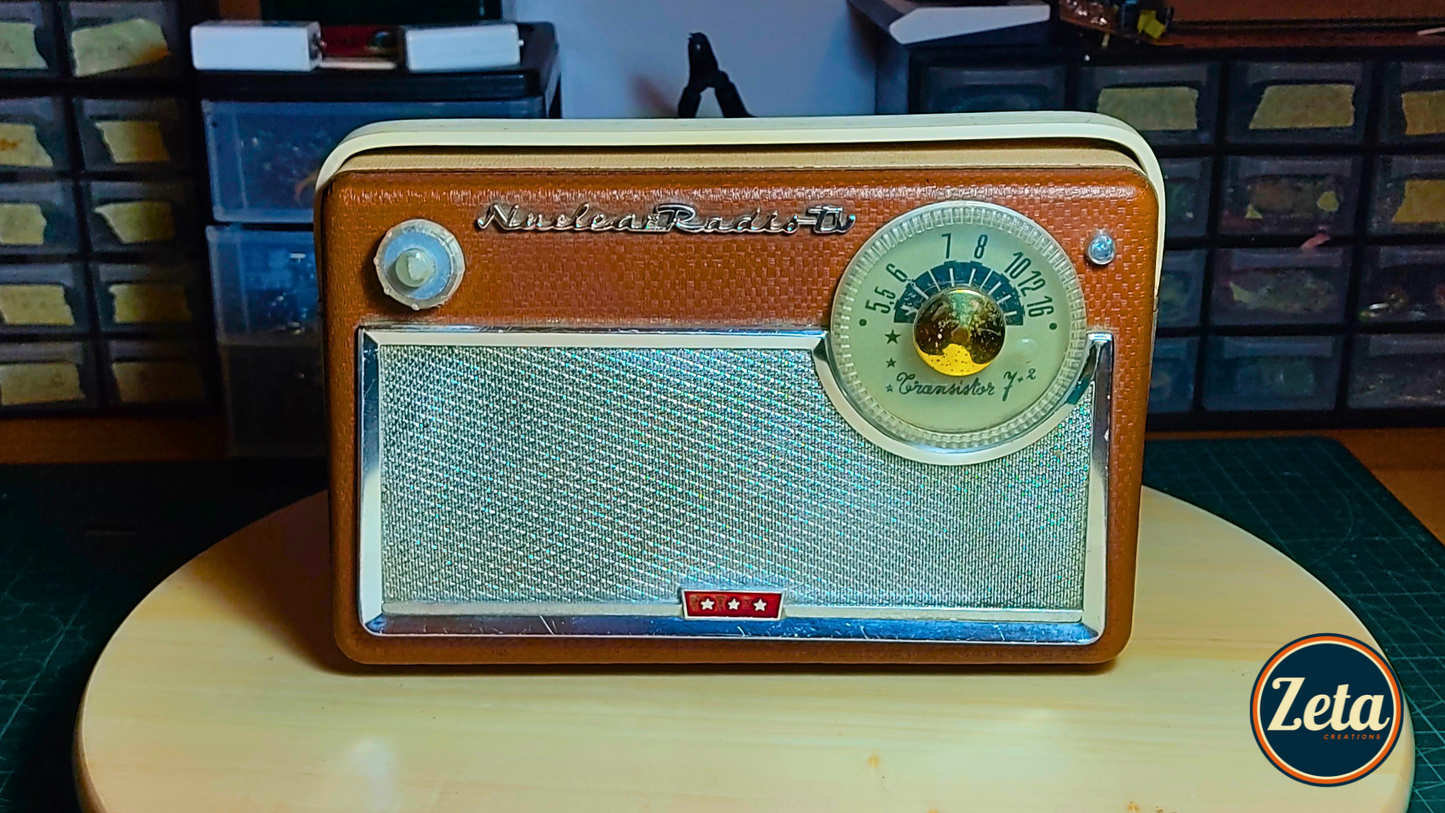 "NUKE CUSTOM" Portable guitar radio amp by Zeta Creations