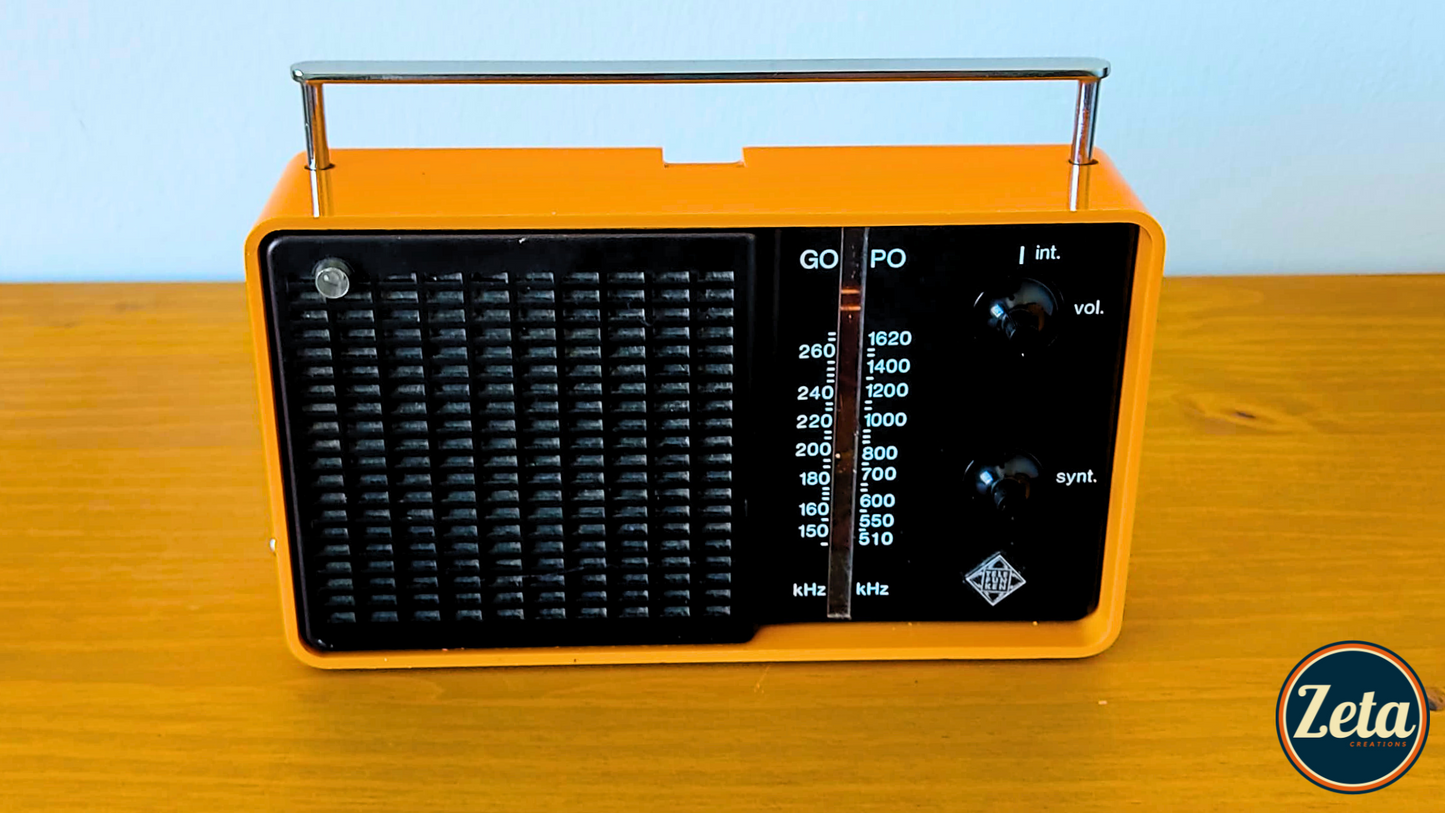 "HORNET P" Portable guitar radio amp by Zeta Creations