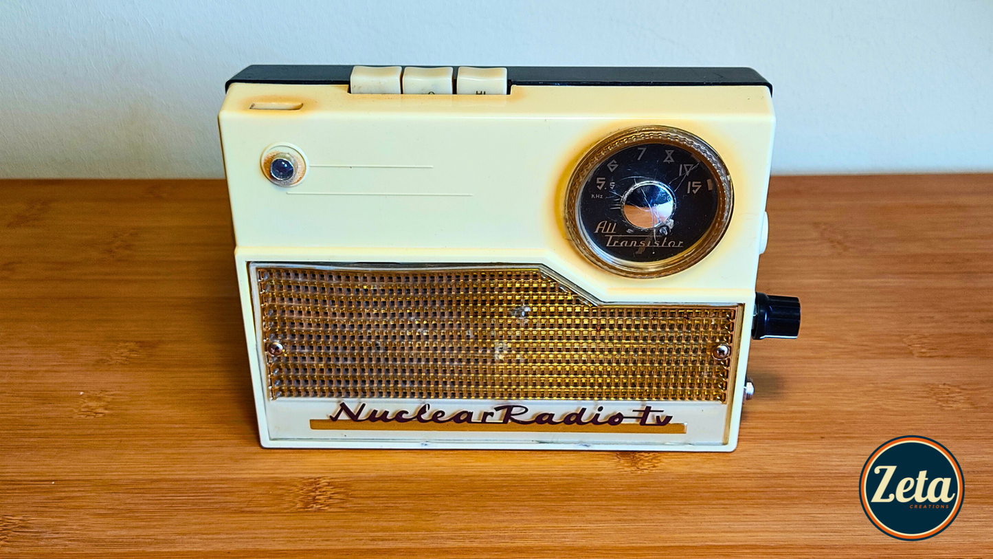 "NUKE" Portable guitar radio amp by Zeta Creations