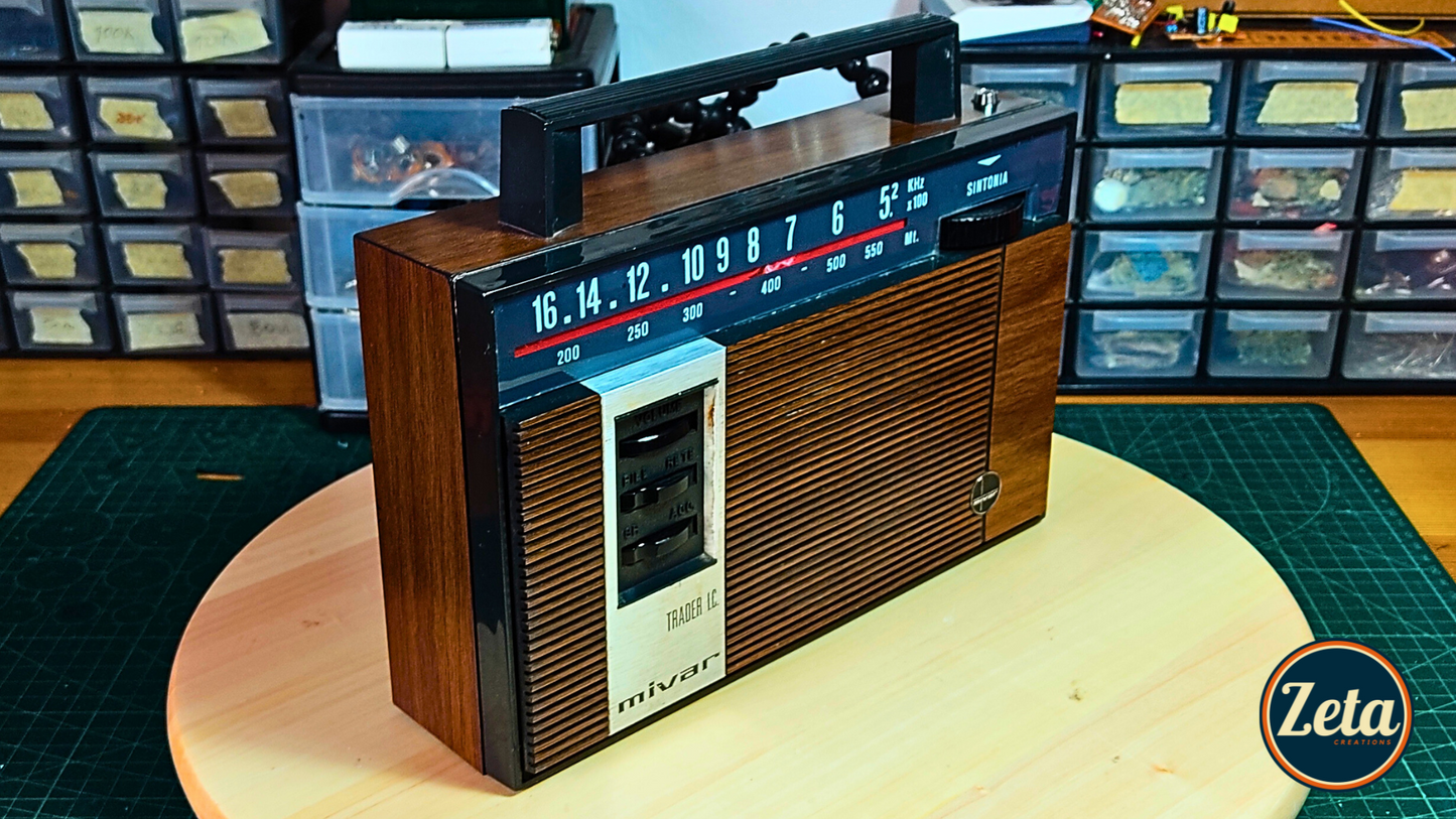 "TRADER" Portable guitar radio amp by Zeta Creations