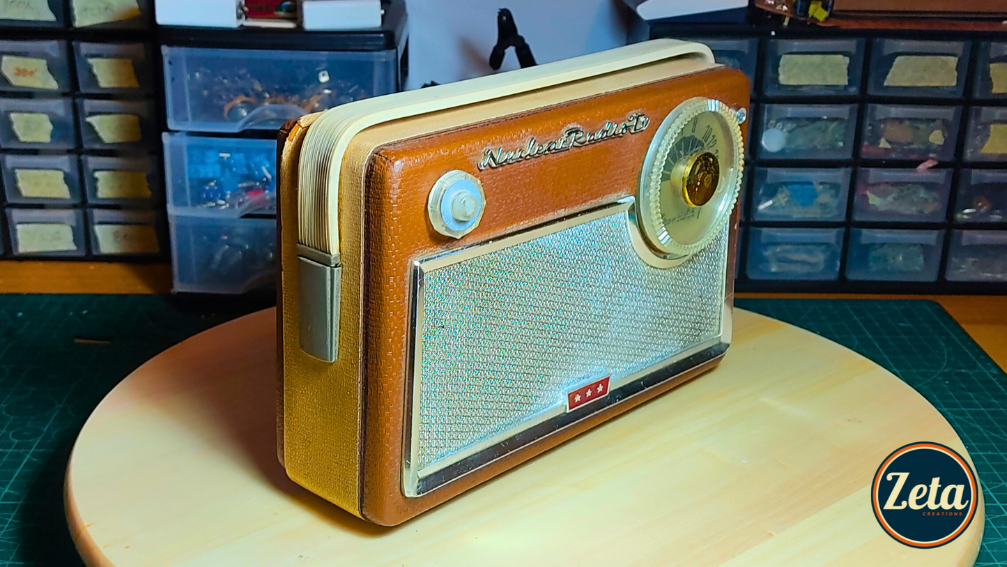 "NUKE CUSTOM" Portable guitar radio amp by Zeta Creations