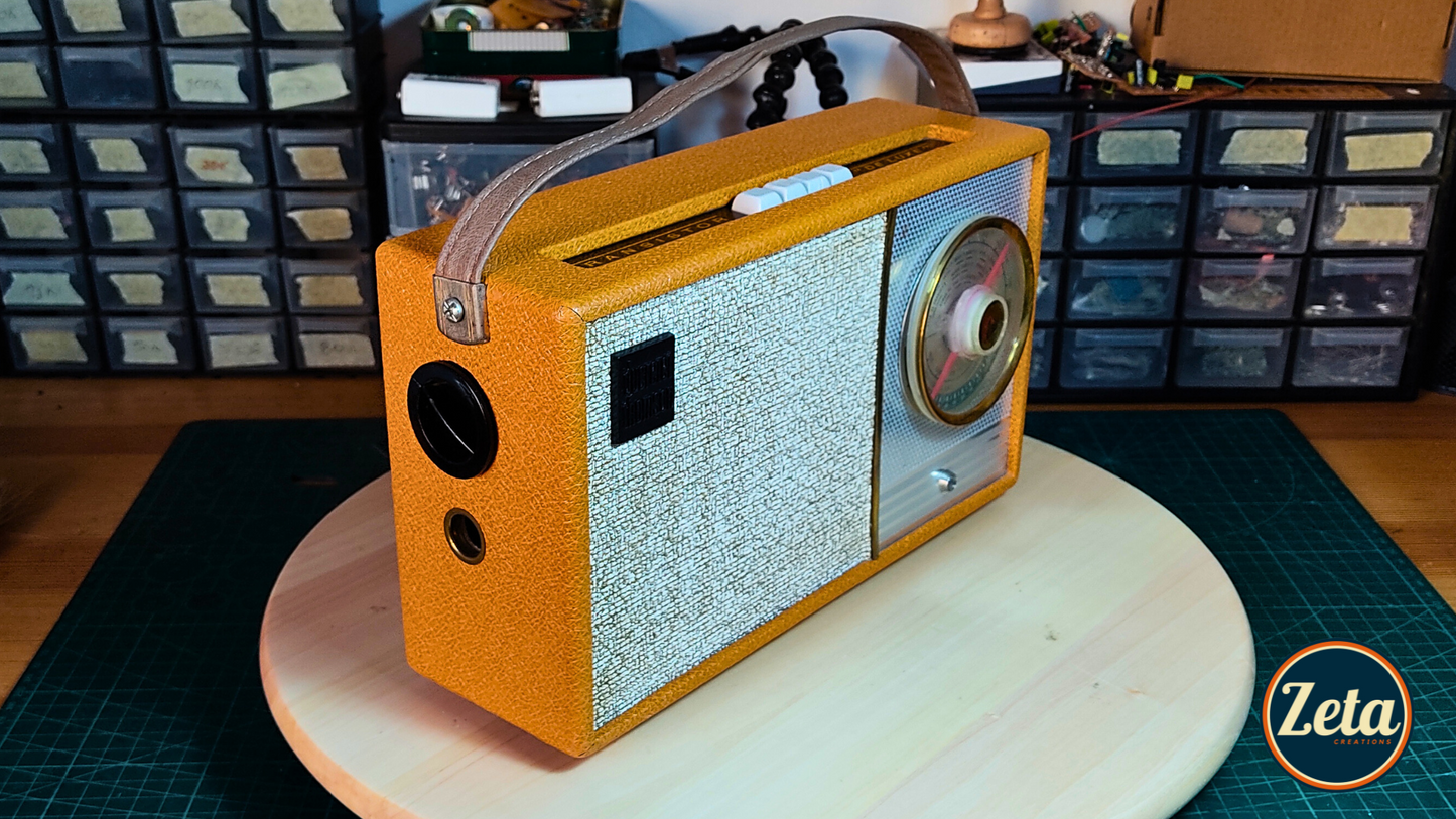 "THOMPSON DELUXE" Portable guitar radio amp by Zeta Creations
