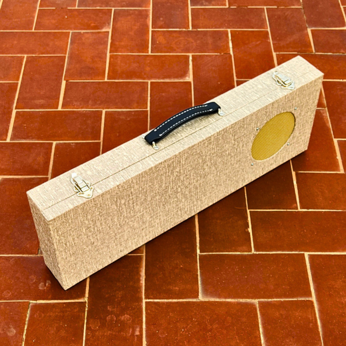 DOMINO DC Lap Steel Guitar with Handmade Amp hardcase