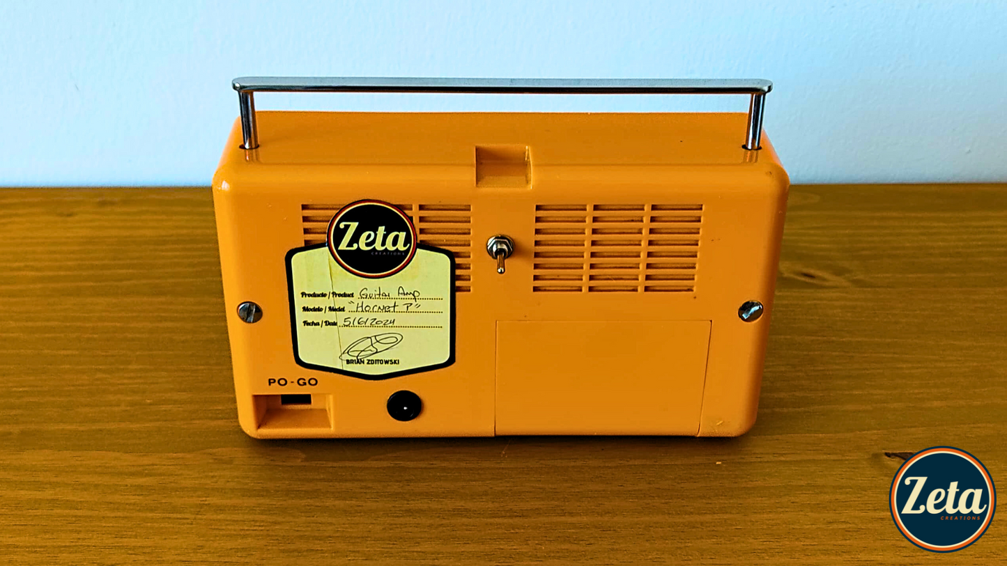 "HORNET P" Portable guitar radio amp by Zeta Creations