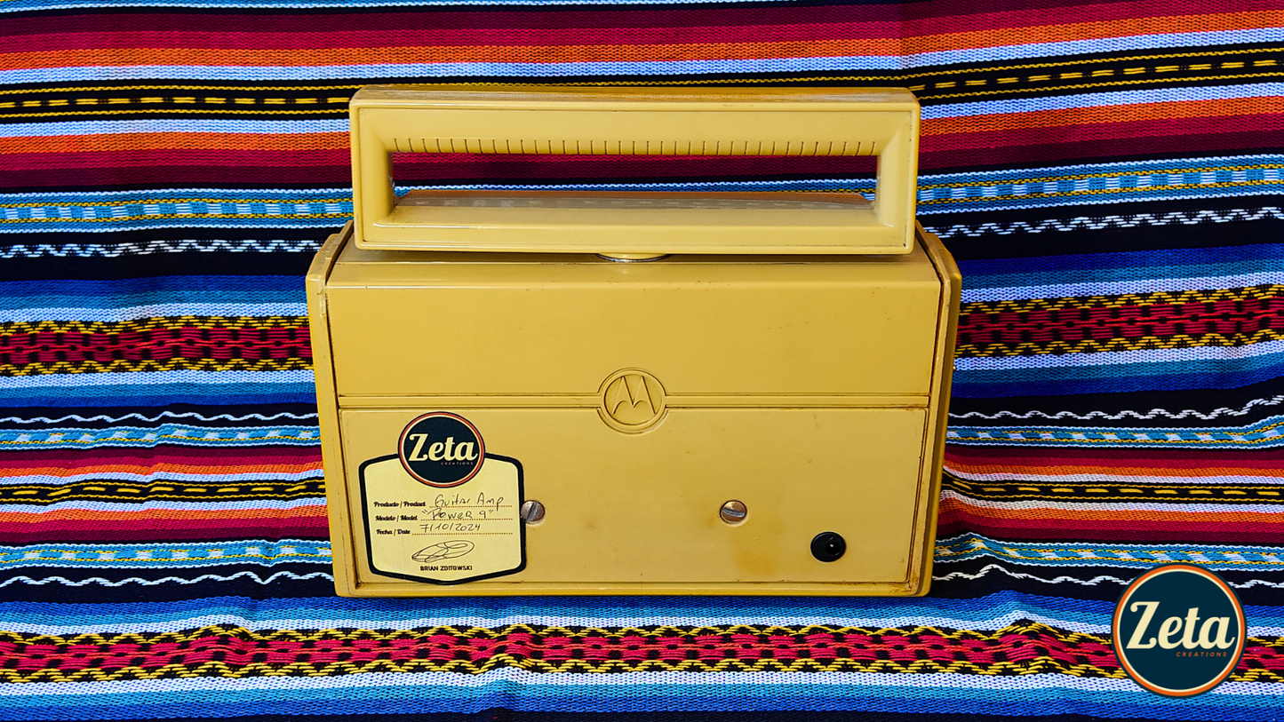 "POWER 9" Portable guitar radio amp by Zeta Creations