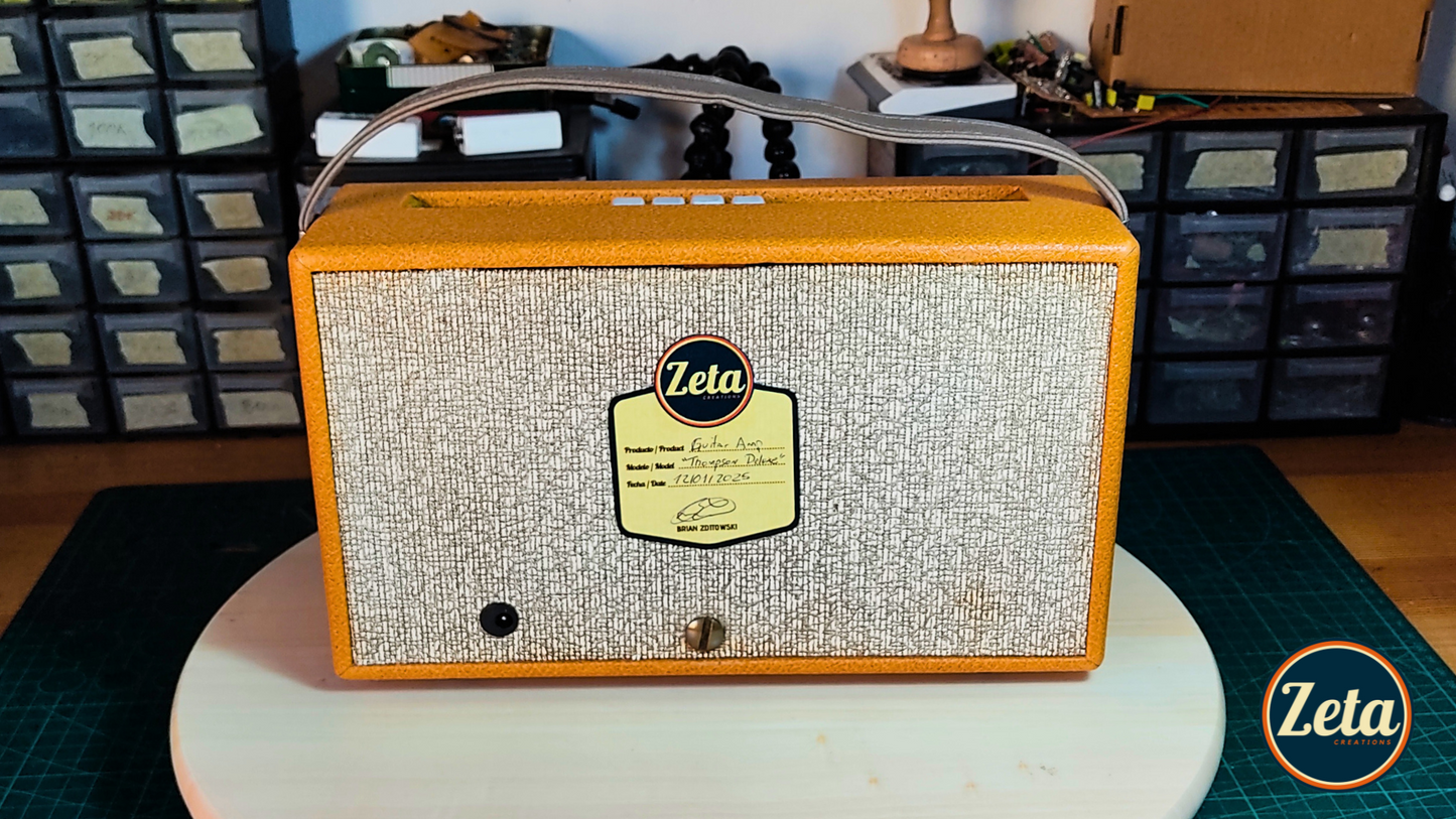 "THOMPSON DELUXE" Portable guitar radio amp by Zeta Creations