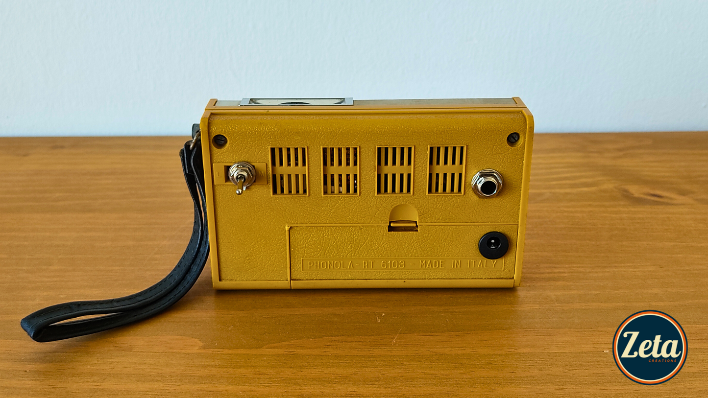 "PHONO" Portable guitar radio amp by Zeta Creations