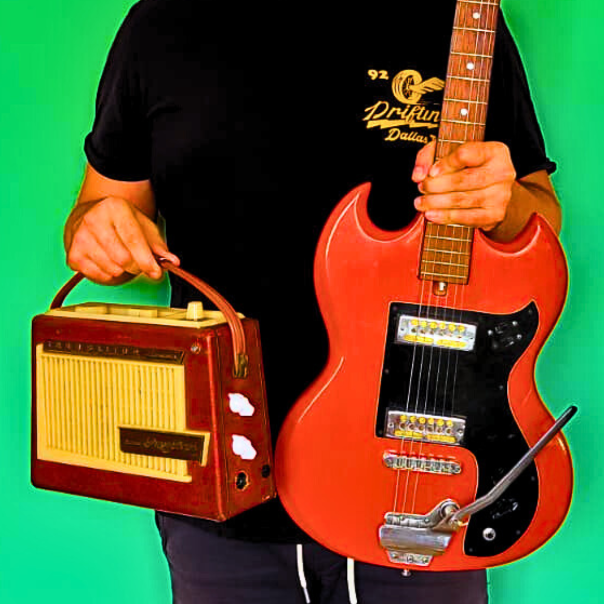"PINZON 7 T" Vintage guitar radio amp with tremolo