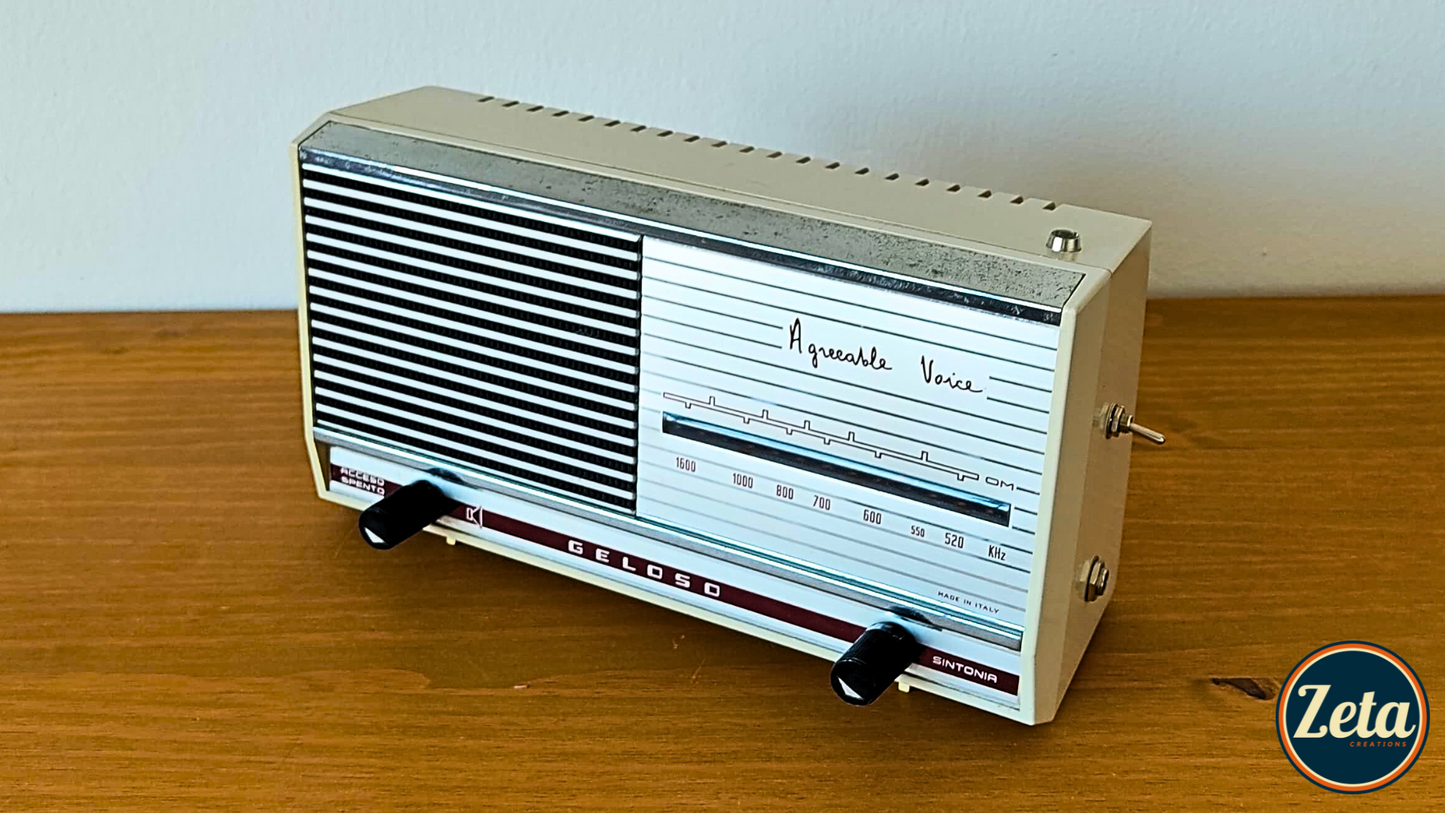 "SINTONIA" Portable guitar radio amp by Zeta Creations