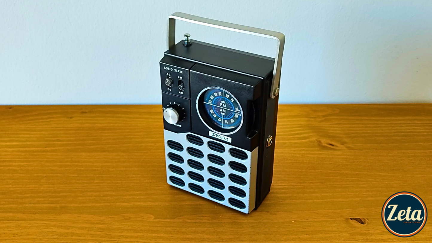 "SAKURA" Portable guitar radio amp by Zeta Creations