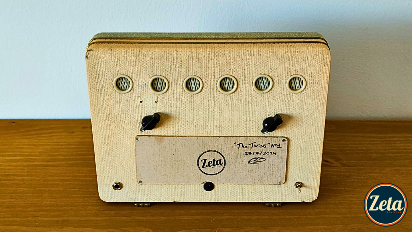 "TWINS" Portable guitar amp by Zeta Creations